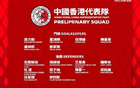 中國香港隊(duì)37人初選名單，出征亞洲杯預(yù)選賽，中超中甲占10人。