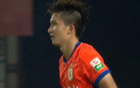 梅開二度，泰山B隊王昊斌獲中乙第16輪MVP。