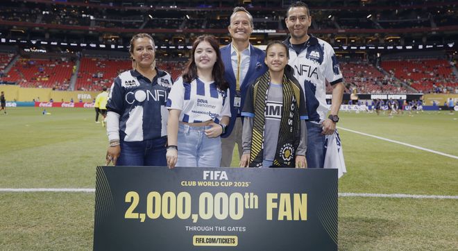 幸運(yùn)降臨！FIFA贈票世俱杯，贈四張門票給第200萬位觀眾。