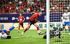 費(fèi)利佩雙球，成都勝山東，八月戰(zhàn)首捷。
